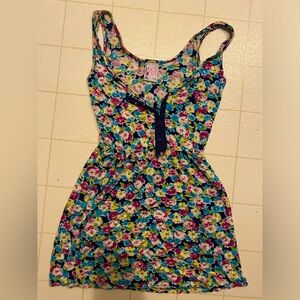 small summer mini dress 💙🩵🩷💚